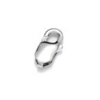 Clasp - bean type, silver Clasp - bean type, AG 925 silver