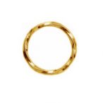 Twisted decorative circle, silver Twisted decorative circle, AG 925 silver